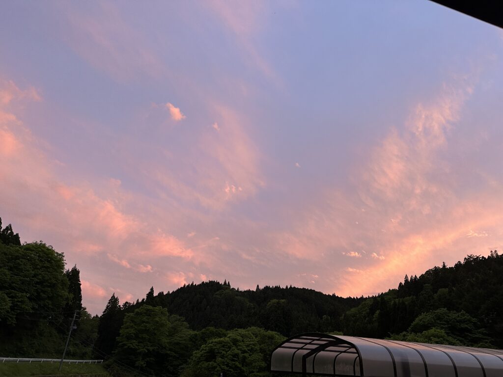 5/6　18：37　夕暮れ時
